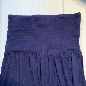 Strapless Navy blue summer dress forever 21